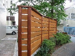 木製フェンス