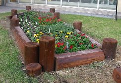 木製花壇